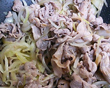 ◆簡単＊豚切り落とし味噌マヨ炒め◆作り方2写真
