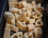 圧力鍋でホロっと！手羽元とレンコンの煮物作り方1写真