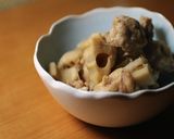 圧力鍋でホロっと！手羽元とレンコンの煮物作り方5写真