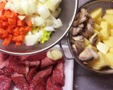 スネ肉のビーフシチュー (圧力鍋)作り方1写真