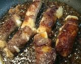 カンタンで絶品!お餅の牛肉ロール焼き作り方6写真