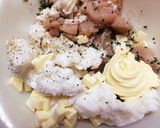 はんぺんと鶏胸肉で♡柔らかチキンの餡掛け作り方1写真
