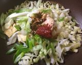 厚揚げとキャベツのピリ辛味噌炒め作り方4写真