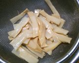 メンマと 挽き肉 ししとうの 炒めもの!作り方2写真