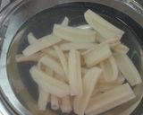 縦切りで食感最高！れんこんのきんぴら作り方1写真