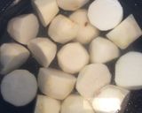 鶏団子ときのこの鍋作り方2写真