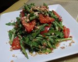春菊とトマトのやみつきアジアンサラダ♪作り方5写真