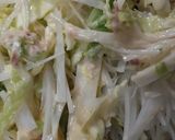 シーチキンと千切大根&キャベツのお好み焼作り方3写真