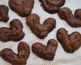 ハートの焼きチョコ作り方5写真