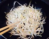 ＊もやしとなめたけのラー油炒め＊担々麺作り方1写真