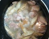 鶏とごぼうの煮物作り方5写真