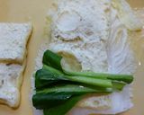 白菜のくるくる巻き　めんつゆ煮作り方3写真