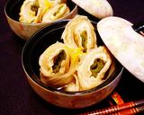 白菜のくるくる巻き　めんつゆ煮作り方5写真
