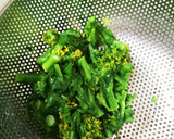 菜の花とちりめんじゃこの和え物作り方3写真