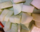 鶏手羽と大根のカンタン酢の煮物作り方1写真
