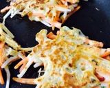 納豆でトロトロ♡簡単♬お好み焼き風!作り方4写真