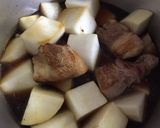 豚ばら肉と大根の蜂蜜煮作り方4写真