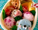 簡単♪ぼのぼの♡キャラ弁作り方4写真