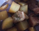 豚ばら肉と大根の蜂蜜煮作り方6写真