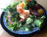 半熟玉子のオリーブチーズサラダ作り方5写真