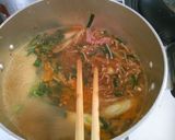 ニラ 豆腐 挽き肉 ピリ辛 味噌煮込み作り方6写真