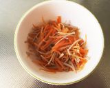 簡単！ごぼうサラダ。ごまマヨ風味作り方3写真