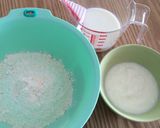 たまごなし！ふわ♡もちホットケーキ作り方1写真
