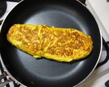 キャベツ入り玉子焼き☆~お好み焼き風~作り方4写真