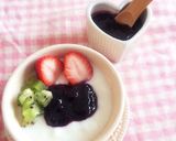 朝食に☆ブルーベリージャム作り方5写真