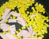 お弁当用に♡ほうれん草とハムコーンソテー作り方2写真