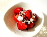 いちご＊チョコホイップクリームのせ♡作り方2写真