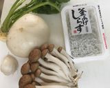カブとシラスのペペロンチーノ作り方1写真