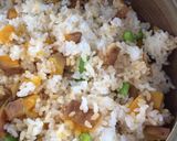 土鍋で安納こがね芋♡と枝豆の炊込みご飯作り方2写真