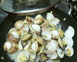 アサリ(クラム)のクリームパスタ作り方6写真