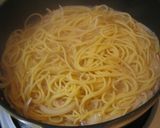 揚げ・納豆・玉ねぎパスタ　味ポン風味作り方4写真