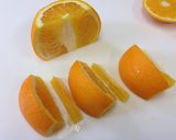 少しお洒落で食べやすいオレンジの飾り切り作り方3写真