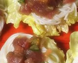 マグロのタルタルそうめん乗せ作り方3写真