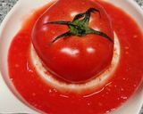 大根おろしアート♡プーさんのトマト鍋♪作り方2写真