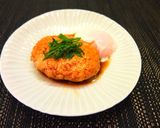 豆腐のヘルシー和風ハンバーグ☆温玉添え作り方9写真