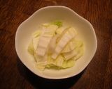 おひとりさまの白菜サラダ作り方1写真