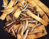 絶品♪簡単節約！納豆油揚げきのこの炒め物作り方5写真