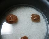 簡単!炊飯器で梅おこわ作り方1写真