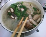 もやし ニラ 卵 ワカメの 中華スープ！作り方4写真