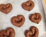 ♡バレンタインにハート形のチョコパン♡作り方8写真