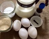 オーブンで蒸しプリン作り方1写真