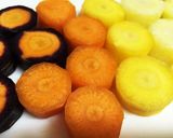 離乳食 カラフルにんじん作り方1写真