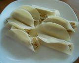 干し芋の餃子の皮包み揚げ作り方2写真