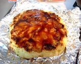 簡単ランチ☆お好み焼きピザ！作り方2写真