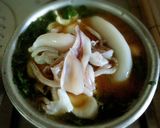 クレソンとイカの味噌スープ作り方3写真
