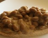 納豆onフランスパン（納豆トースト作り方2写真